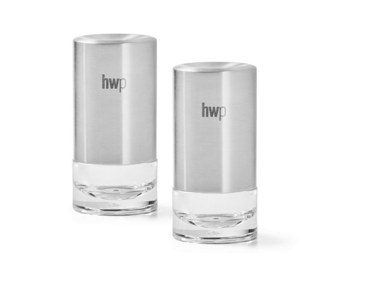 SÓ- ÉS BORSSZÓRÓ    - ezüst/átlátszó, Basics, műanyag/fém - Homeware Profession.