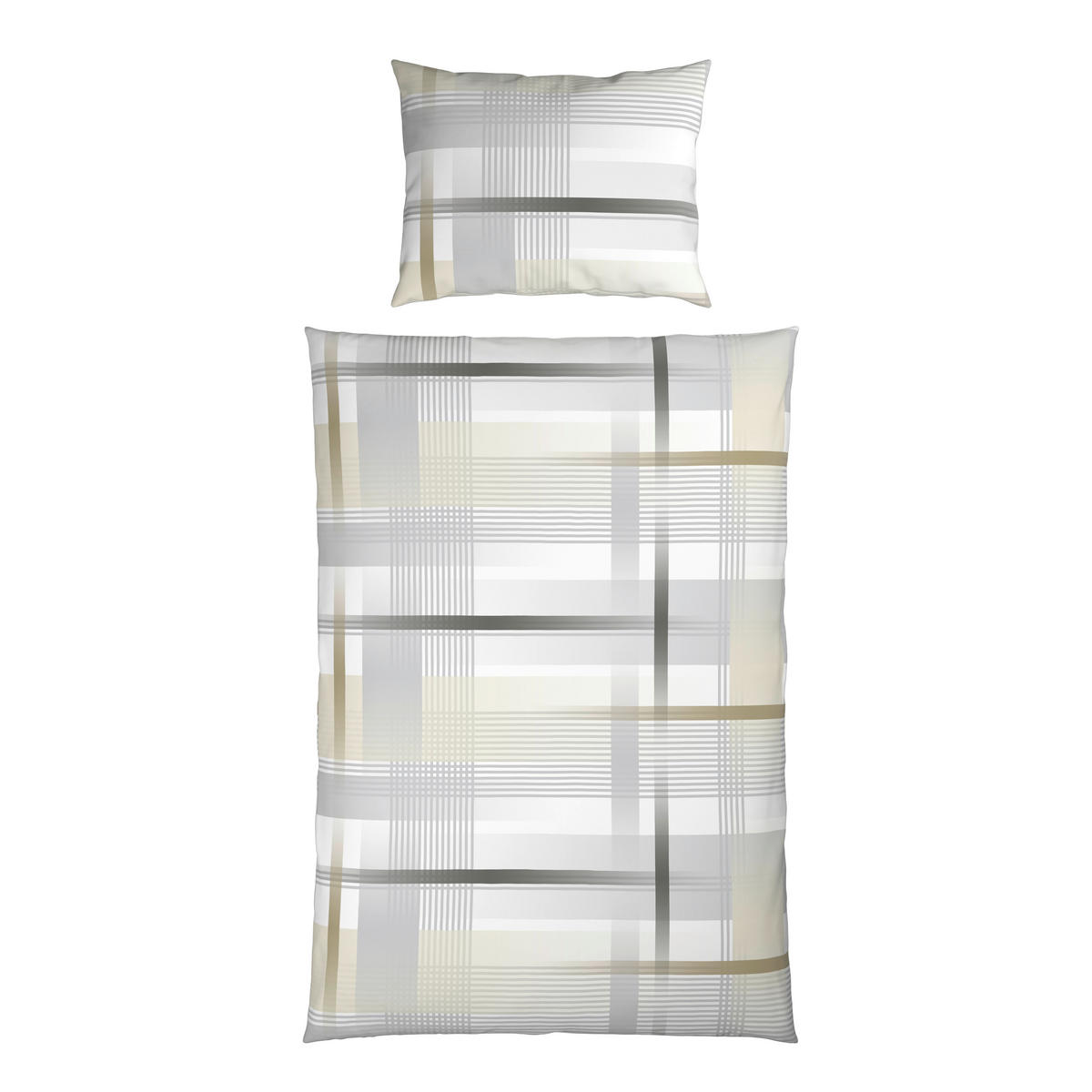 POSTEĽNÁ BIELIZEŇ, flanel, zlatá, 140/200 cm - zlatá, Konventionell, textil (140/200cm) - Esposa