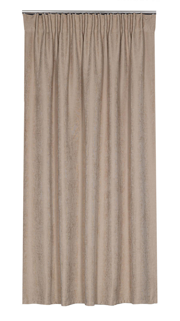 KÉSZFÜGGÖNY sötétítő  - bézs, Basics, textil (140/175cm)