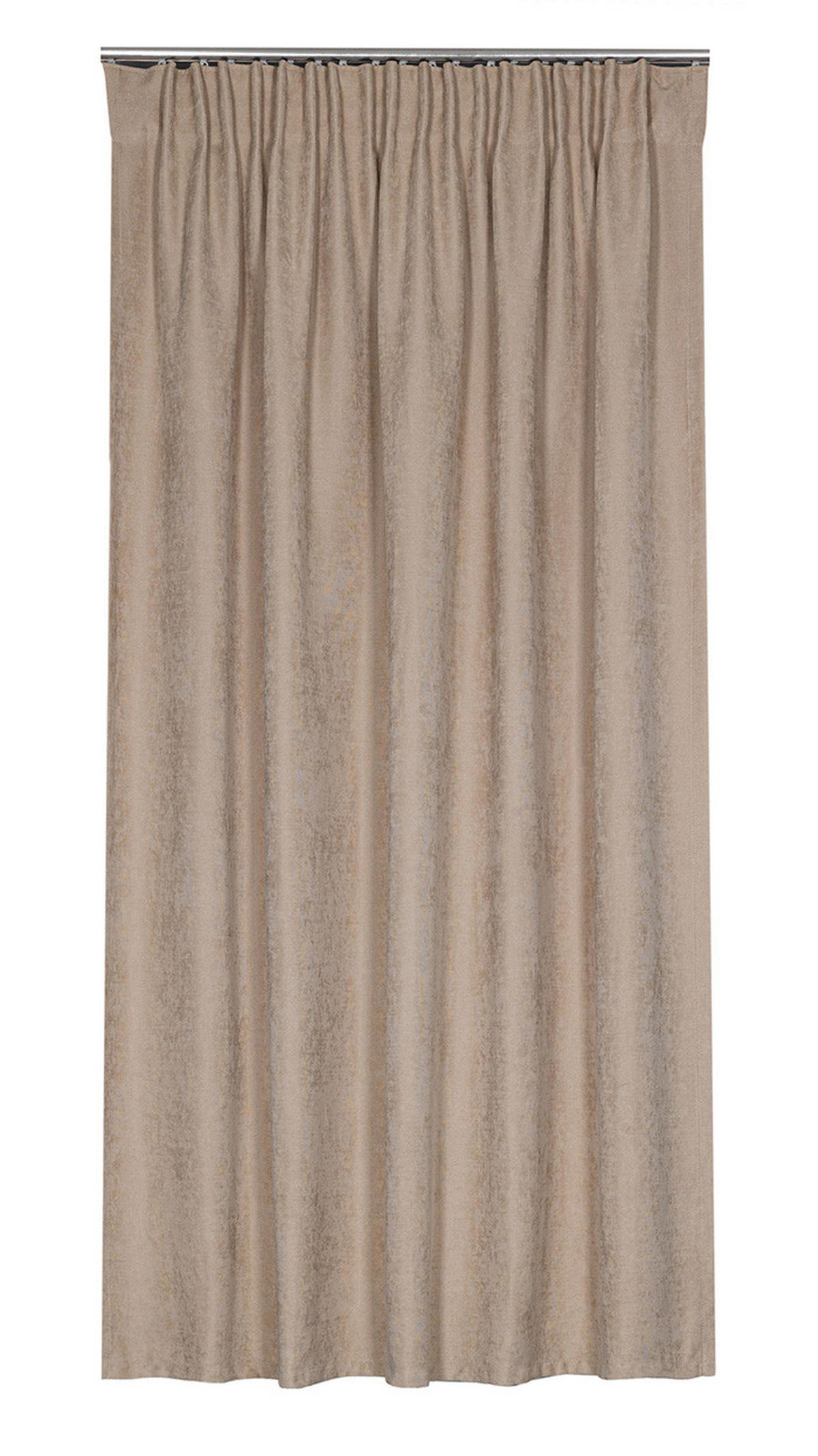 KÉSZFÜGGÖNY sötétítő  - bézs, Basics, textil (140/175cm)