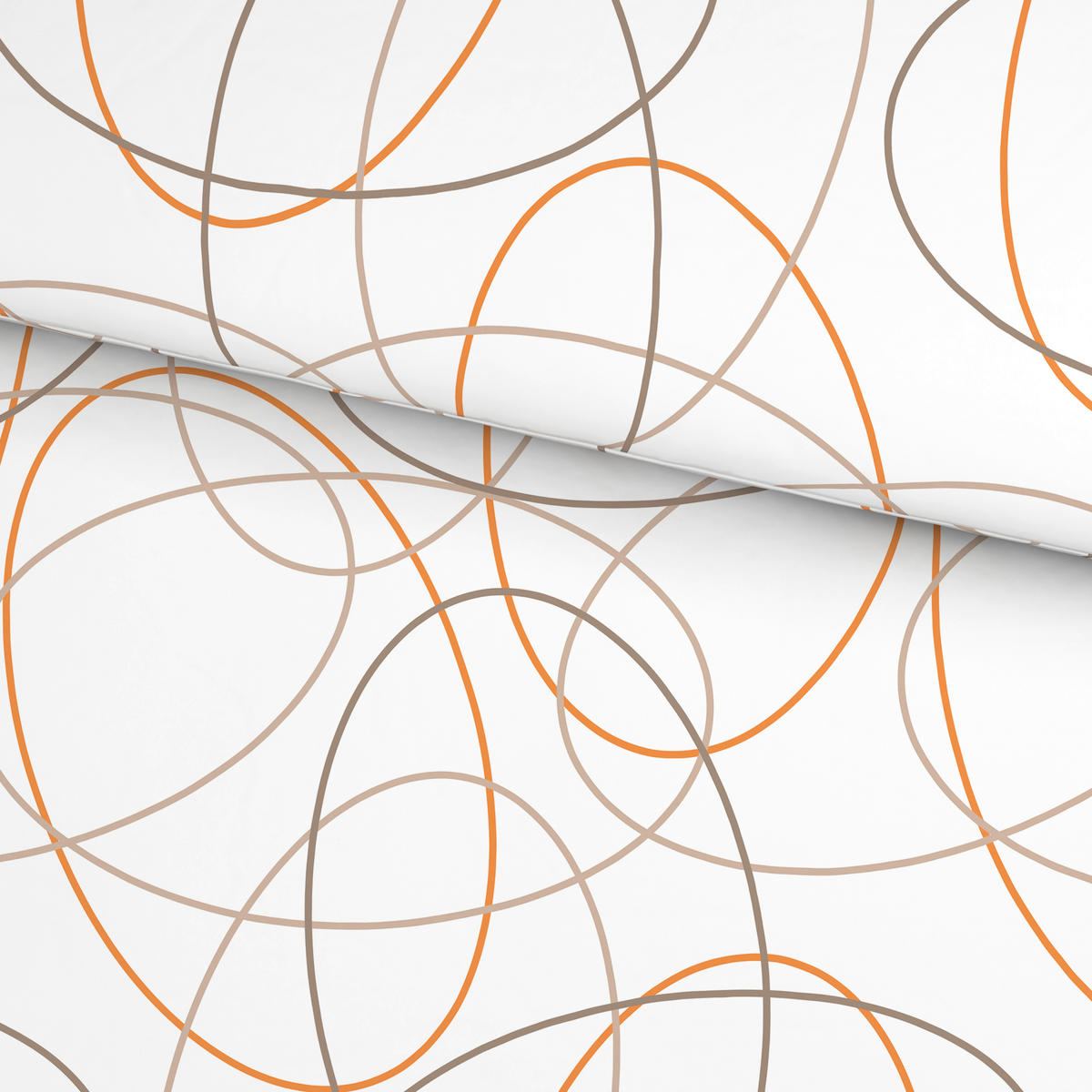 POSTELJINA Mavie 140/200 cm renforcé tkanina braon, bela  - bela/braon, Konvencionalno, tekstil (140/200cm) - Esposa