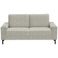 2-SITZER-SOFA in Flachgewebe Naturfarben  - Schwarz/Naturfarben, Design, Textil/Metall (178/86/97cm) - Hom`in