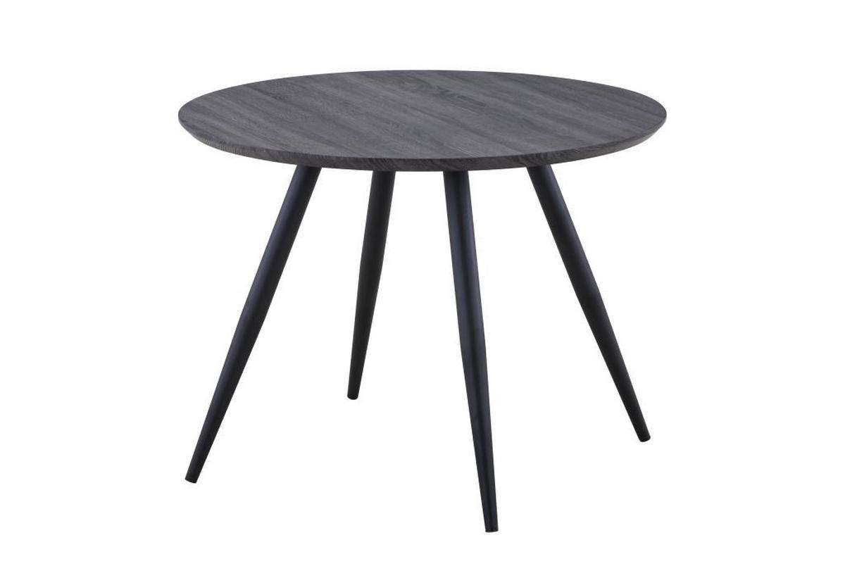 STOL ZA BLAGOVAONICU  crna, boje oraha  metal, drvni materijal      - boje oraha/crna, Design, drvni materijal/metal (100/75/100cm) - Carryhome