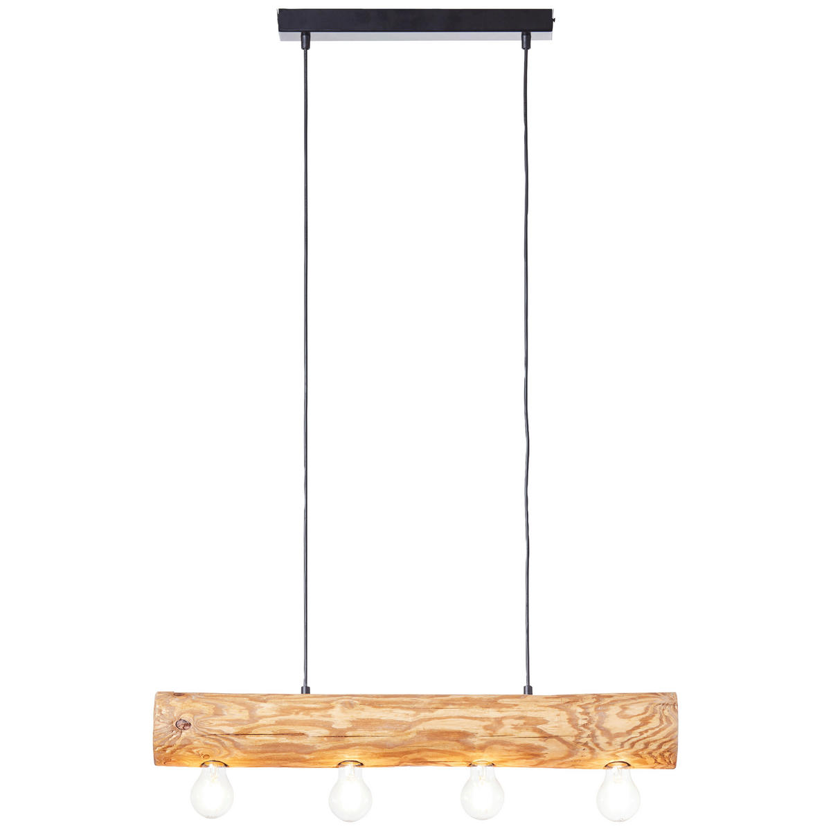 HÄNGELEUCHTE  - Kieferfarben, Natur, Holz/Metall (105/70/10cm) - Brilliant