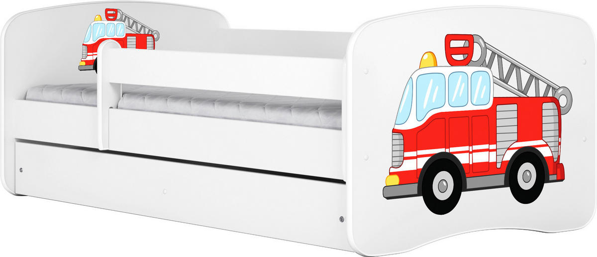 KINDER-/JUNIORBETT 80/160 cm  in Weiß  - Birkefarben/Weiß, MODERN, Holz/Holzwerkstoff (80/160cm) - MID.YOU