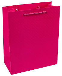 GESCHENKTASCHE  - Pink, Basics, Papier (18/23/10cm)