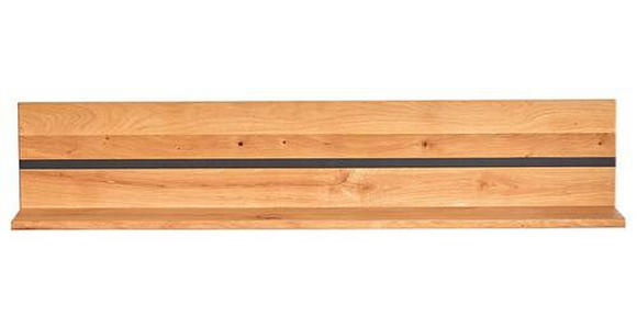 WANDBOARD in 120/25/23 cm Graphitfarben, Eichefarben  - Eichefarben/Graphitfarben, Natur, Holz (120/25/23cm) - Linea Natura