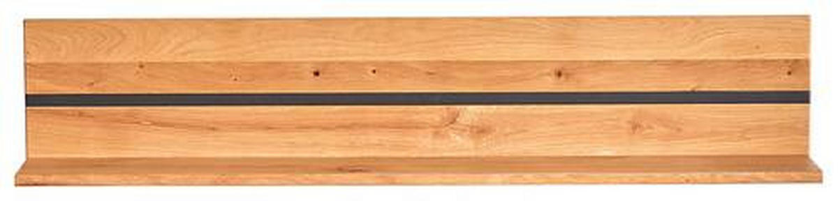 WANDBOARD Amaya  120/25/23 cm  - Eichefarben/Graphitfarben, Natur, Holz (120/25/23cm) - Linea Natura