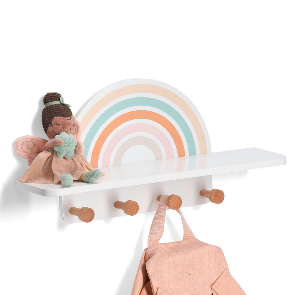 KINDERGARDEROBE in 48/13/24 cm   - Weiß, Basics, Holz/Holzwerkstoff (48/13/24cm) - Zeller Present