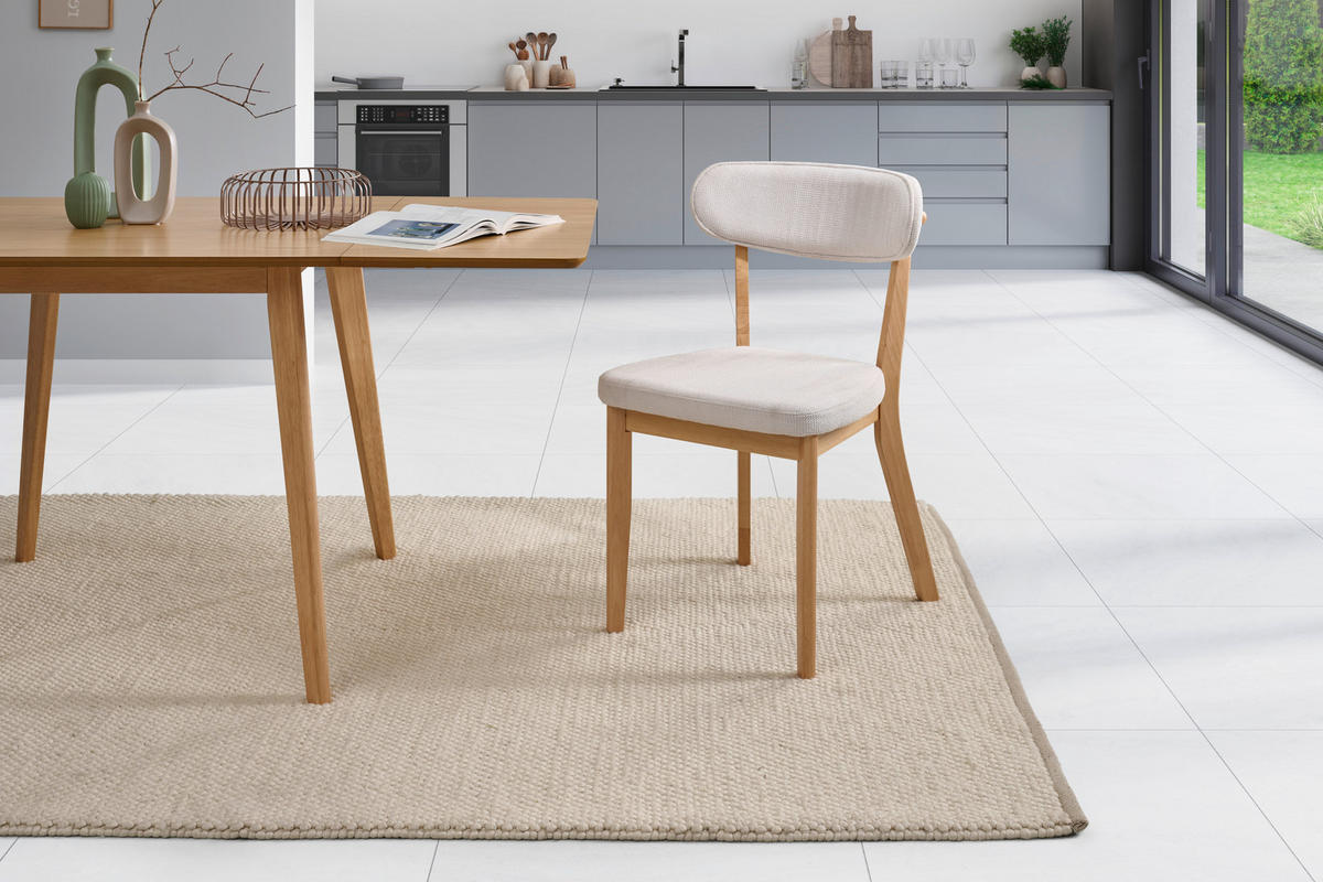 STUHL     Eichefarben  - Eichefarben, Basics, Holz (55/86/50cm) - Livetastic