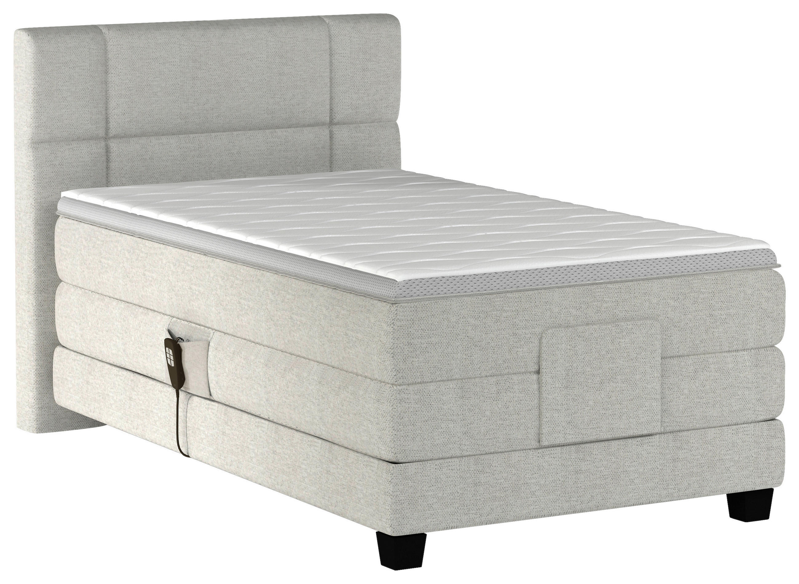 BOXSPRINGBETT 100/200 cm  in  - Schwarz, KONVENTIONELL, Holz/Kunststoff (100/200cm) - Esposa
