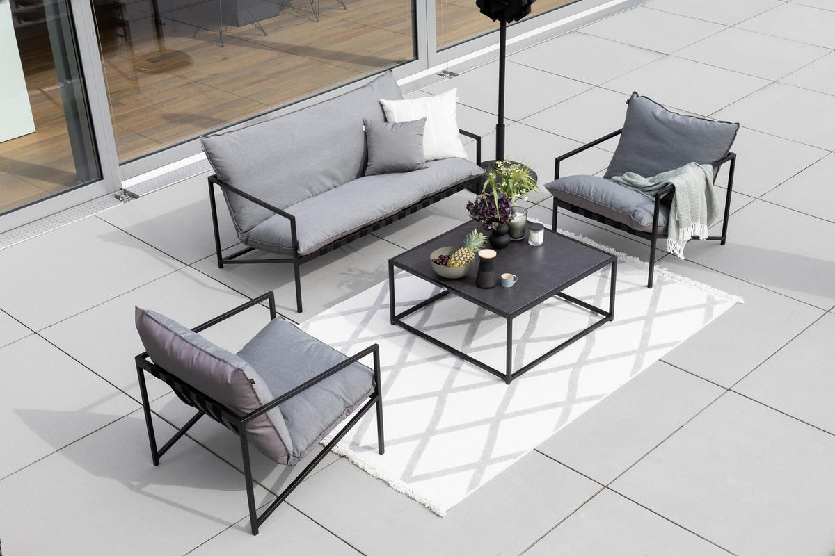 WEBTEPPICH 200/290 cm Summer Grau rechteckig  - Grau, Basics, Kunststoff/Textil (200/290cm) - Schöner Wohnen