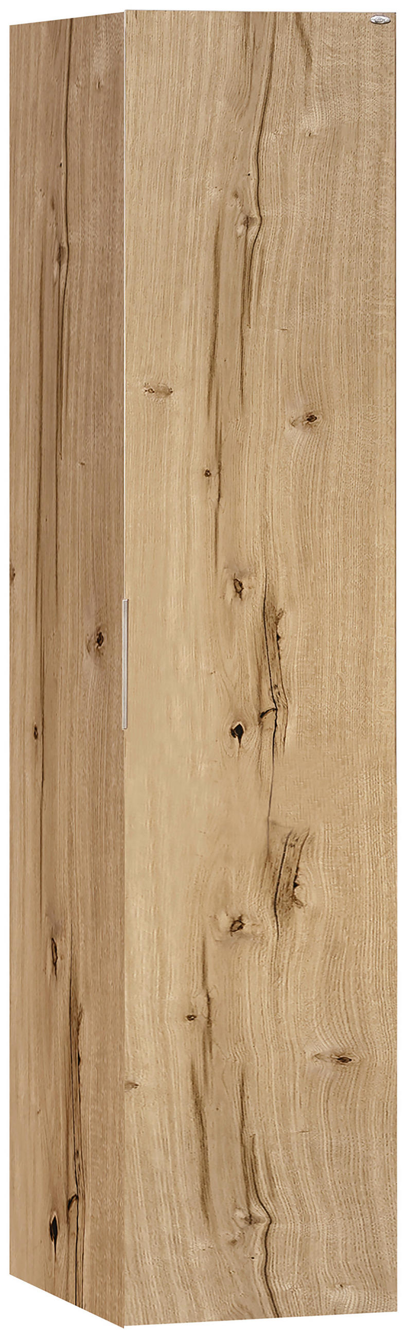 HOCHSCHRANK 32/160/35 cm  - Eichefarben/Grau, Design, Glas/Holz (32/160/35cm) - Voglauer