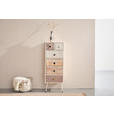 KOMMODE , 40/108/35 cm, 6 Schublade(n)  - Goldfarben/Schwarz, LIFESTYLE, Holz/Metall (40/108/35cm) - Landscape