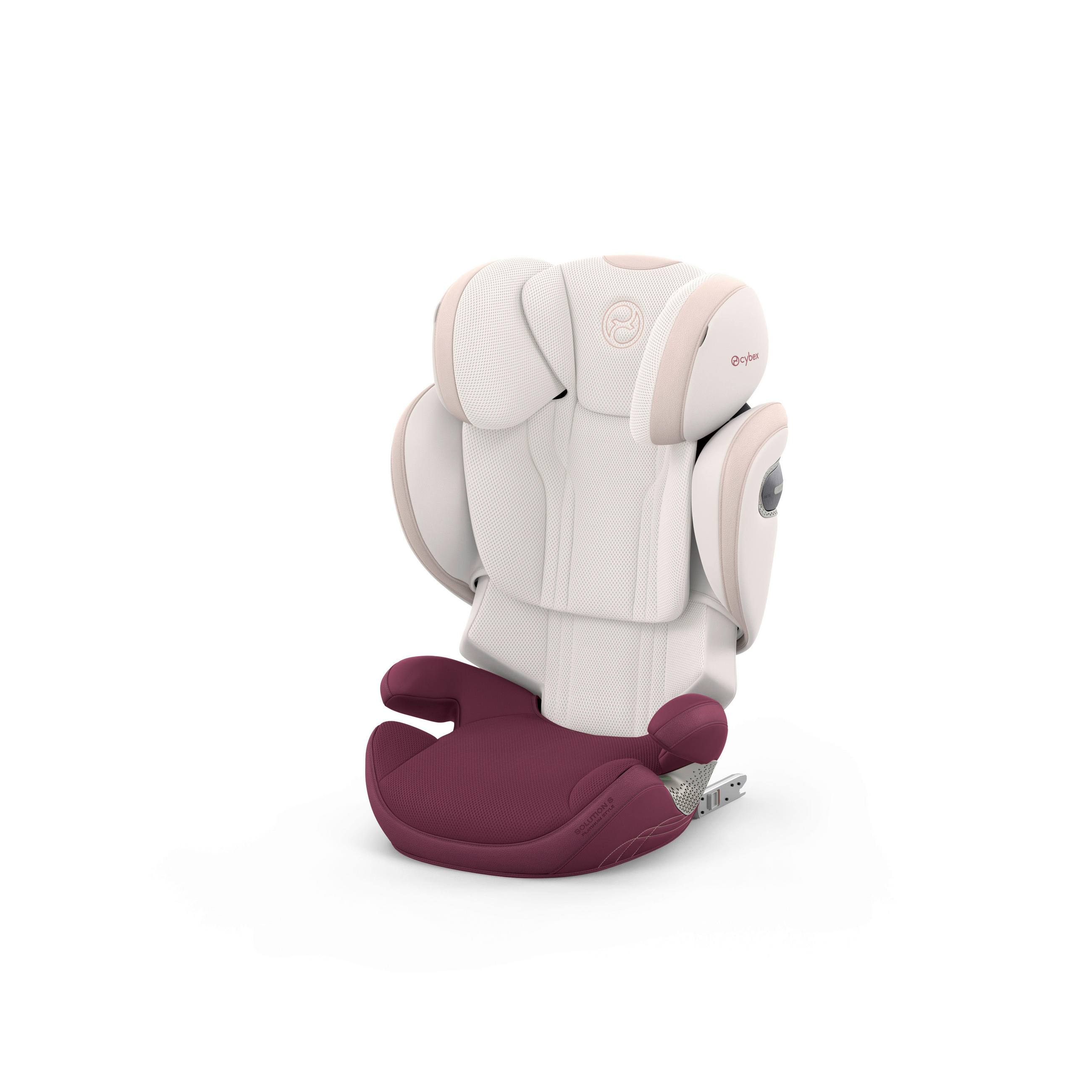 KINDERAUTOSITZ Solution S Style Quartz Pink  - Hellrosa, Basics, Kunststoff/Textil (42/49,5/61cm) - cybex PLATINUM