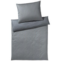 WENDEBETTWÄSCHE 2-teilig Soft Lines Flanell 140/200 cm  - Blau, Basics, Textil (140/200cm) - Elegante