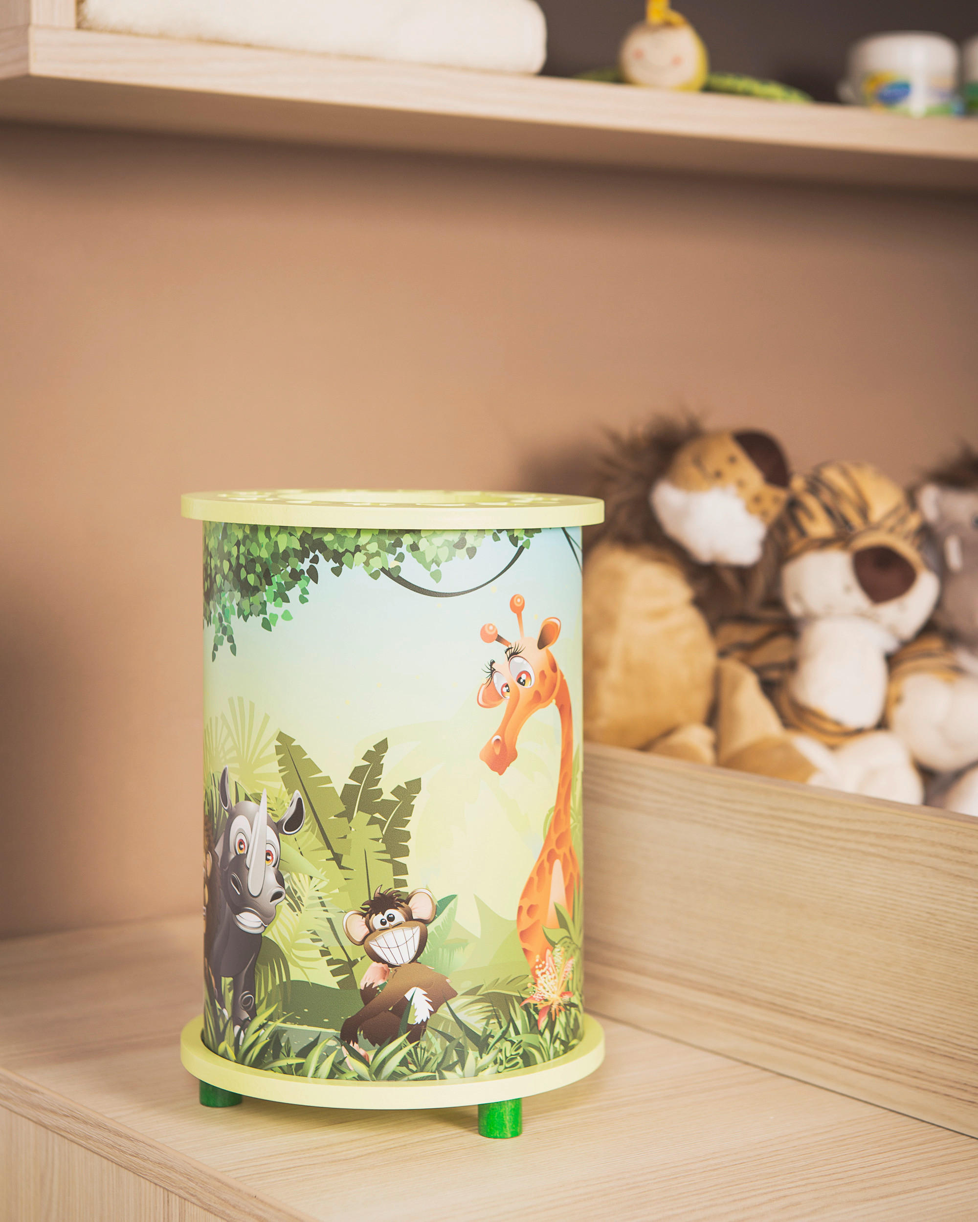 KINDERTISCHLEUCHTE  - Grün, Basics, Holz/Kunststoff (20/25cm)