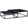 COUCHTISCH in Holzwerkstoff 75/75/27 cm  - Schwarz, Konventionell, Holzwerkstoff/Metall (75/75/27cm) - MID.YOU