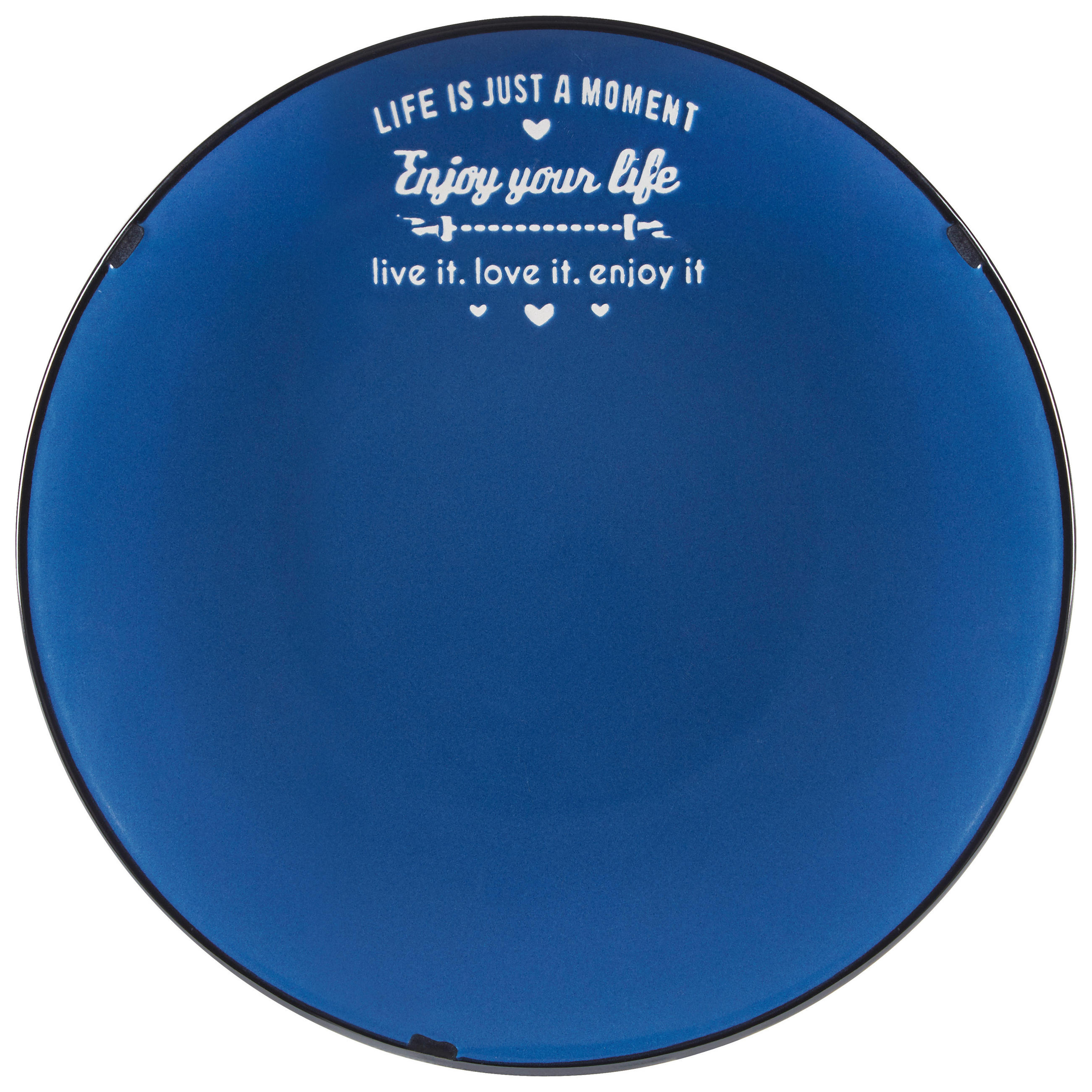 PLYTKÝ TANIER  26 cm   - modrá/čierna, Lifestyle, keramika (26cm) - Landscape