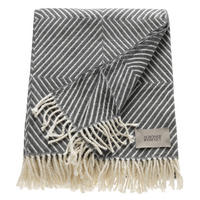 PLAID SCHÖNER WOHNEN SW-TEBAS Tebas  - Dunkelgrau/Beige, Design, Textil (140/200cm) - Schöner Wohnen