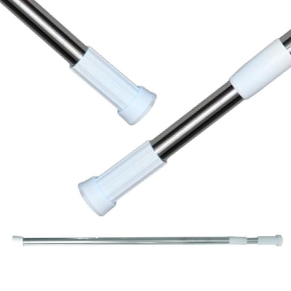 DUSCHVORHANGSTANGE 110-200 cm  - Grau, Basics, Metall (110-200cm) - MSV
