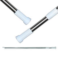 DUSCHVORHANGSTANGE 110-200 cm  - Grau, Basics, Metall (110-200cm) - MSV