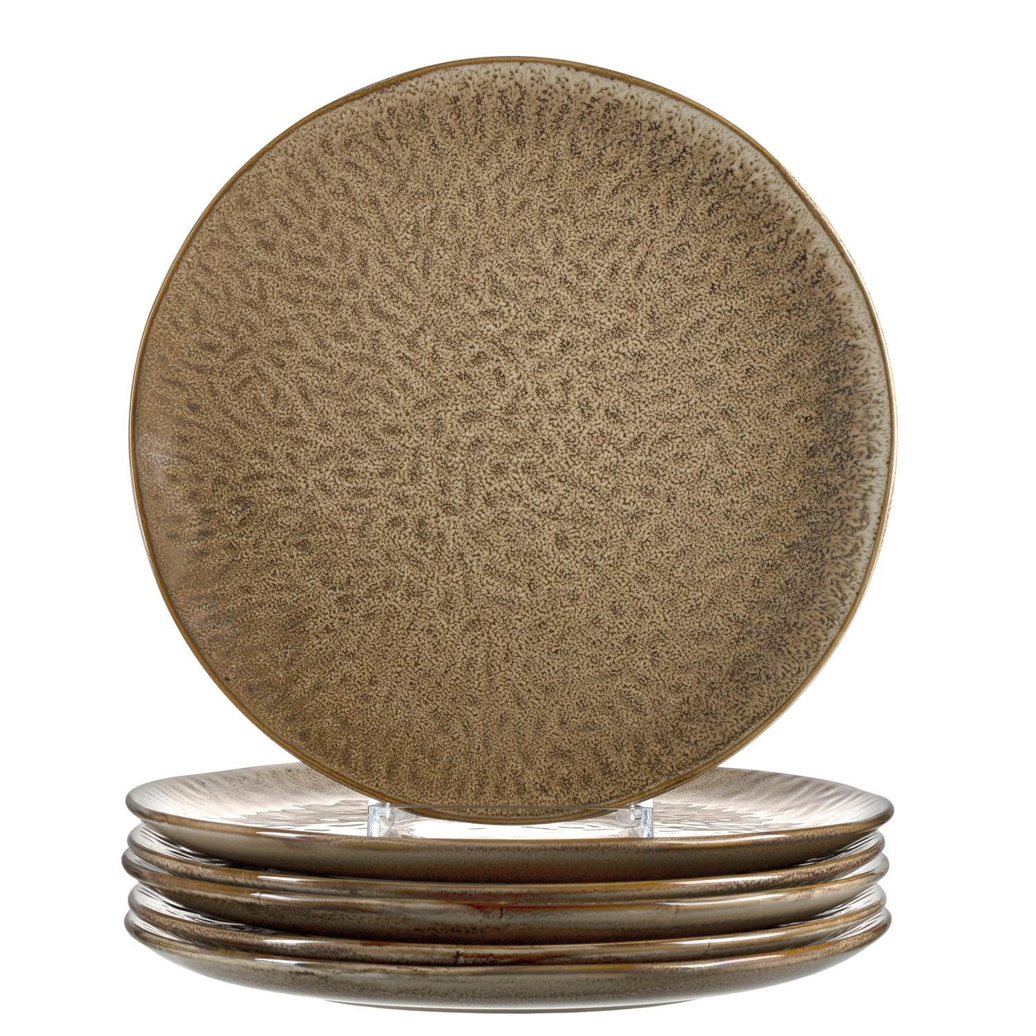SPEISETELLERSET Matera 6-teilig  - Sandfarben, LIFESTYLE, Keramik (27cm) - Leonardo