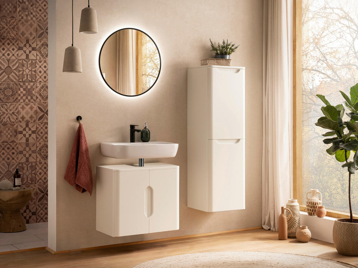 WASCHBECKENUNTERSCHRANK 61/53/35 cm  - Weiß, KONVENTIONELL, Holzwerkstoff (61/53/35cm) - Xora