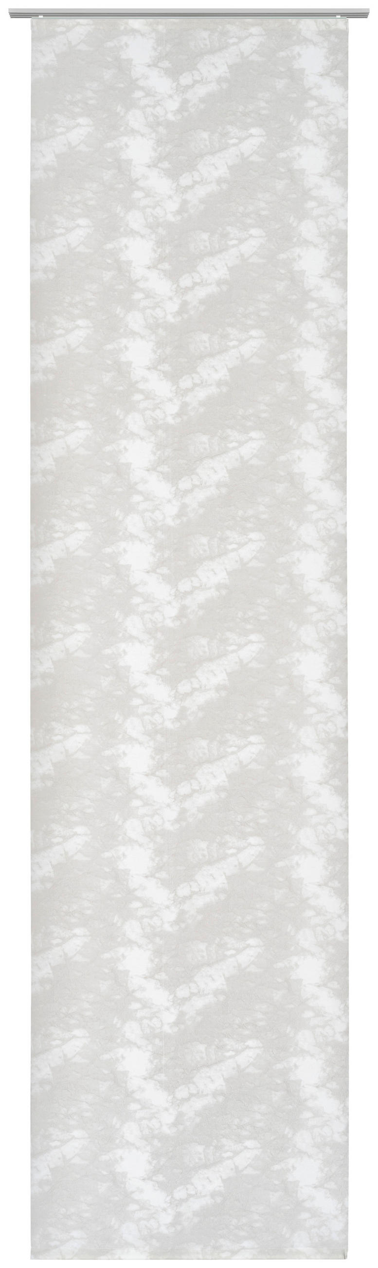PANEL ZAVESA siva, bela - siva/bela, Osnovno, tekstil (60/260cm) - Novel