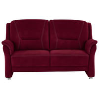 2,5-SITZER in Mikrofaser Rot  - Beige/Rot, KONVENTIONELL, Textil/Metall (172/100/89cm) - Beldomo Comfort