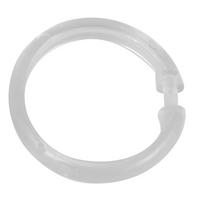 DUSCHVORHANGRINGE  - Transparent, KONVENTIONELL, Kunststoff (6/6/1cm) - Schöner Wohnen