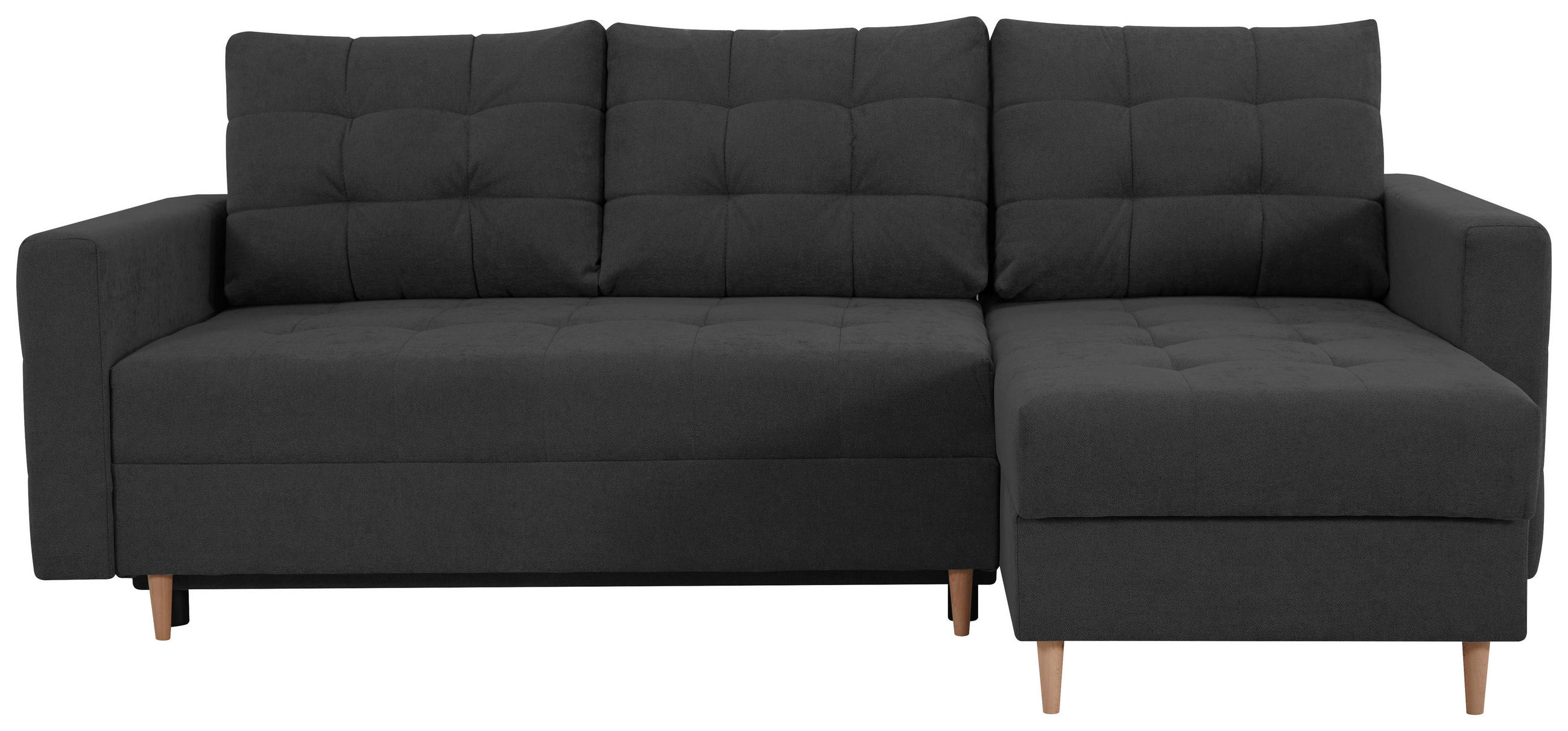 HÖRNSOFFA i antracit  - antracit, Design, textil (232/141cm) - MID.YOU