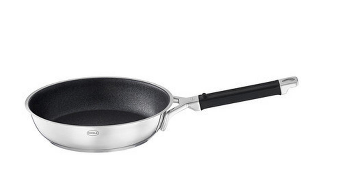 PÁNEV NA SMAŽENÍ  28 cm  - černá/barvy nerez oceli, Basics, kov (28cm) - Rösle