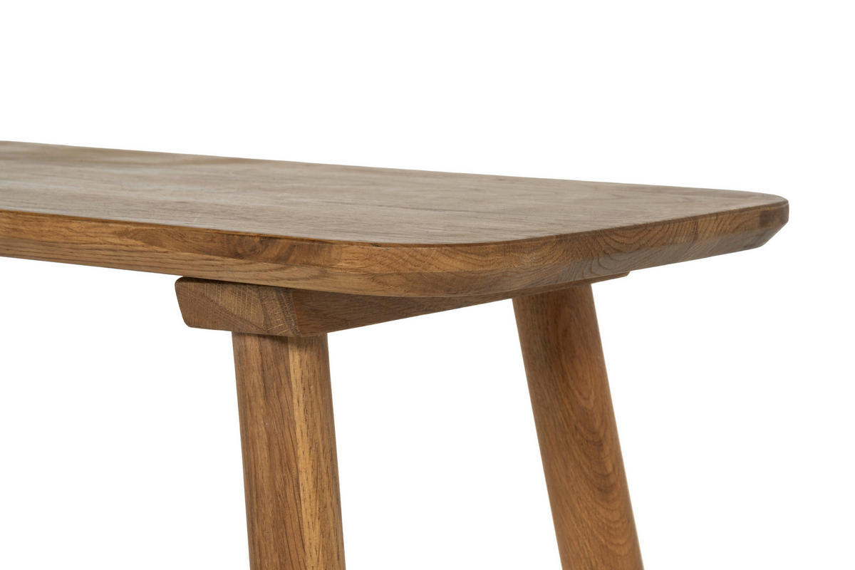 HOCKERBANK 90/45/30 cm Eichefarben Eiche massiv  - Eichefarben, Natur, Holz (90/45/30cm) - Linea Natura