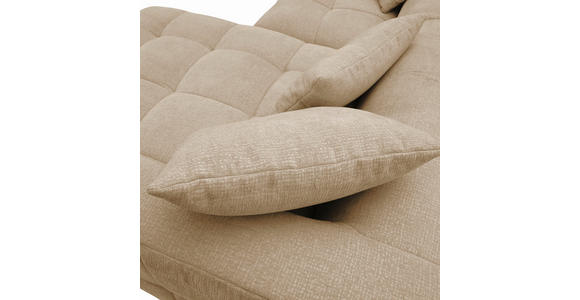 ECKSOFA in Flachgewebe Schlammfarben  280/170 cm  - Schlammfarben/Schwarz, KONVENTIONELL, Kunststoff/Textil (280/170cm) - Carryhome