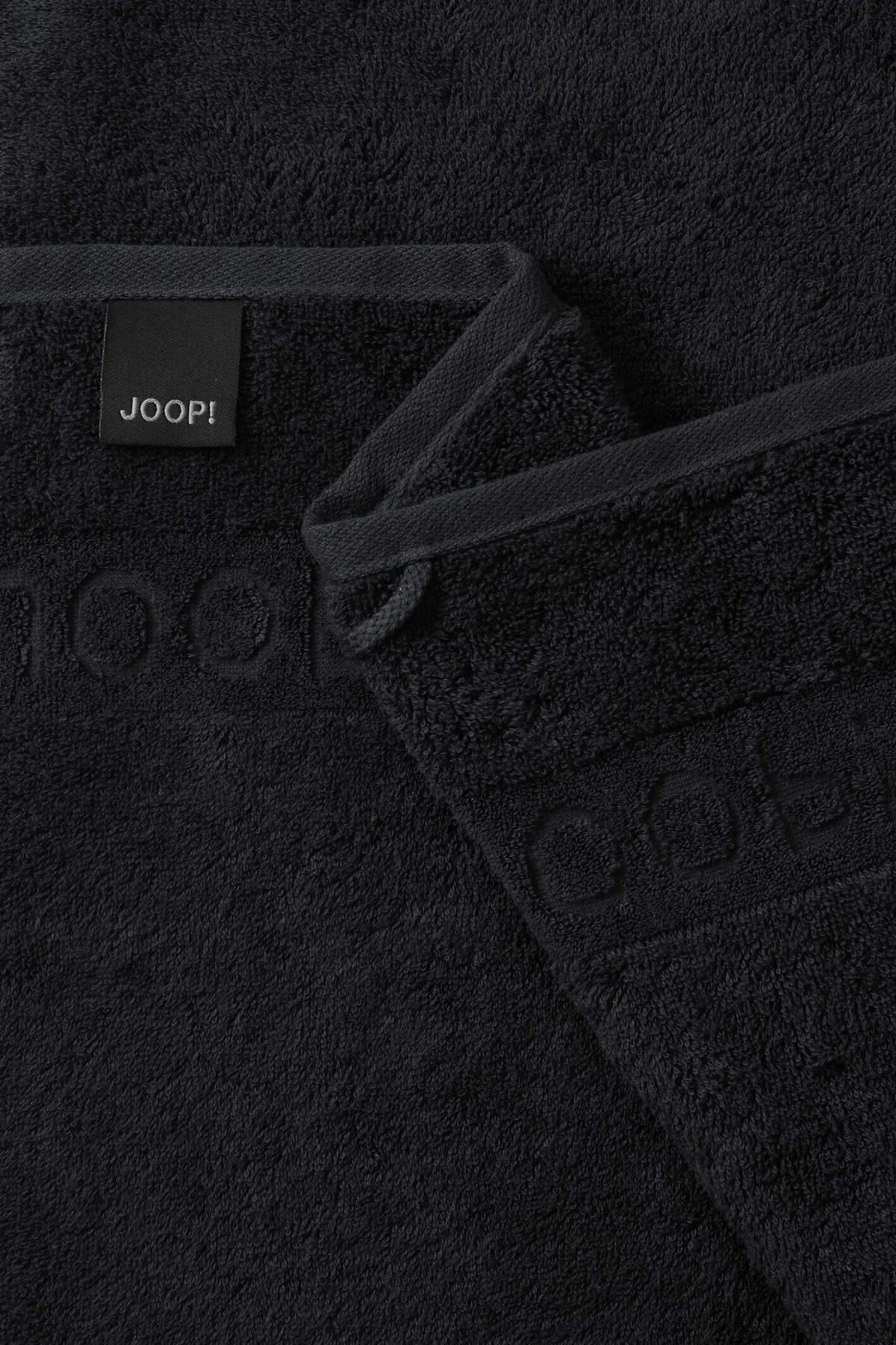 DUSCHTUCH Studio Colours 80/150 cm  - Schwarz, Basics, Textil (80/150cm) - Joop!