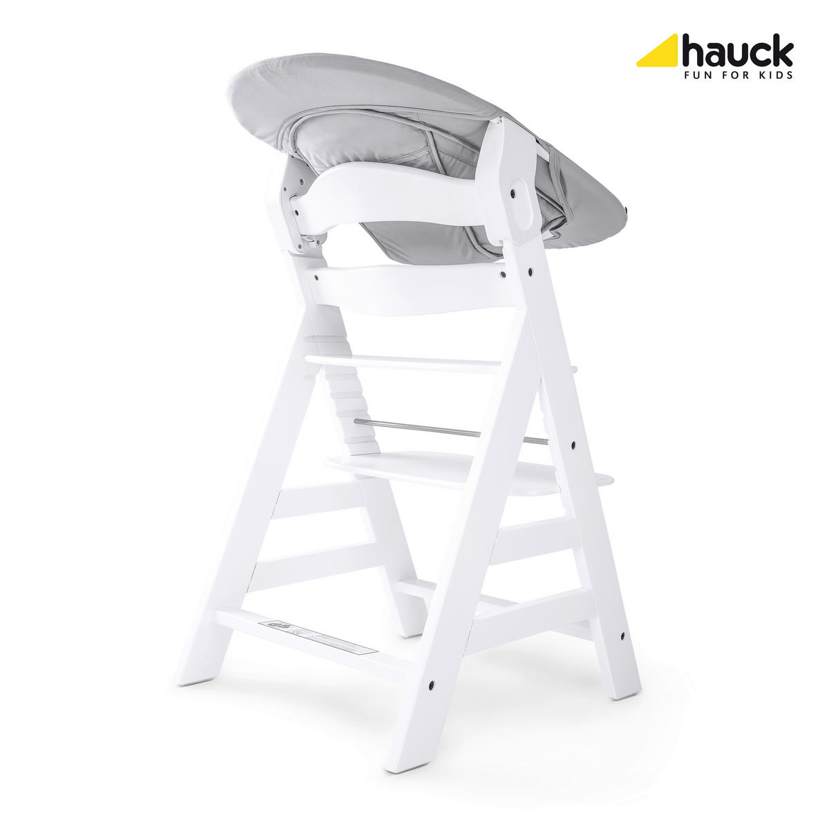 WIPPE ALPHA BOUNCER   - Weiß/Grau, KONVENTIONELL, Textil (66/49/45cm) - Hauck