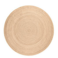 JUTETEPPICH 200 cm Jute Braided Honig, Hellbraun rund  - Hellbraun/Honig, Design, Textil (200cm) - Hanse Home