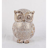 SZOBOR - aranyszínű, Basics, műanyag (11/11/17cm)