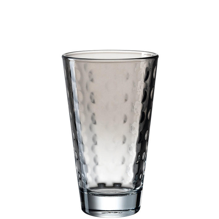 KOZAREC  Optic  - siva, Basics, steklo (300ml) - Leonardo