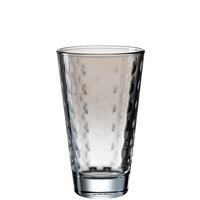 ČAŠA   Optic  - siva, Basics, staklo (300ml) - Leonardo
