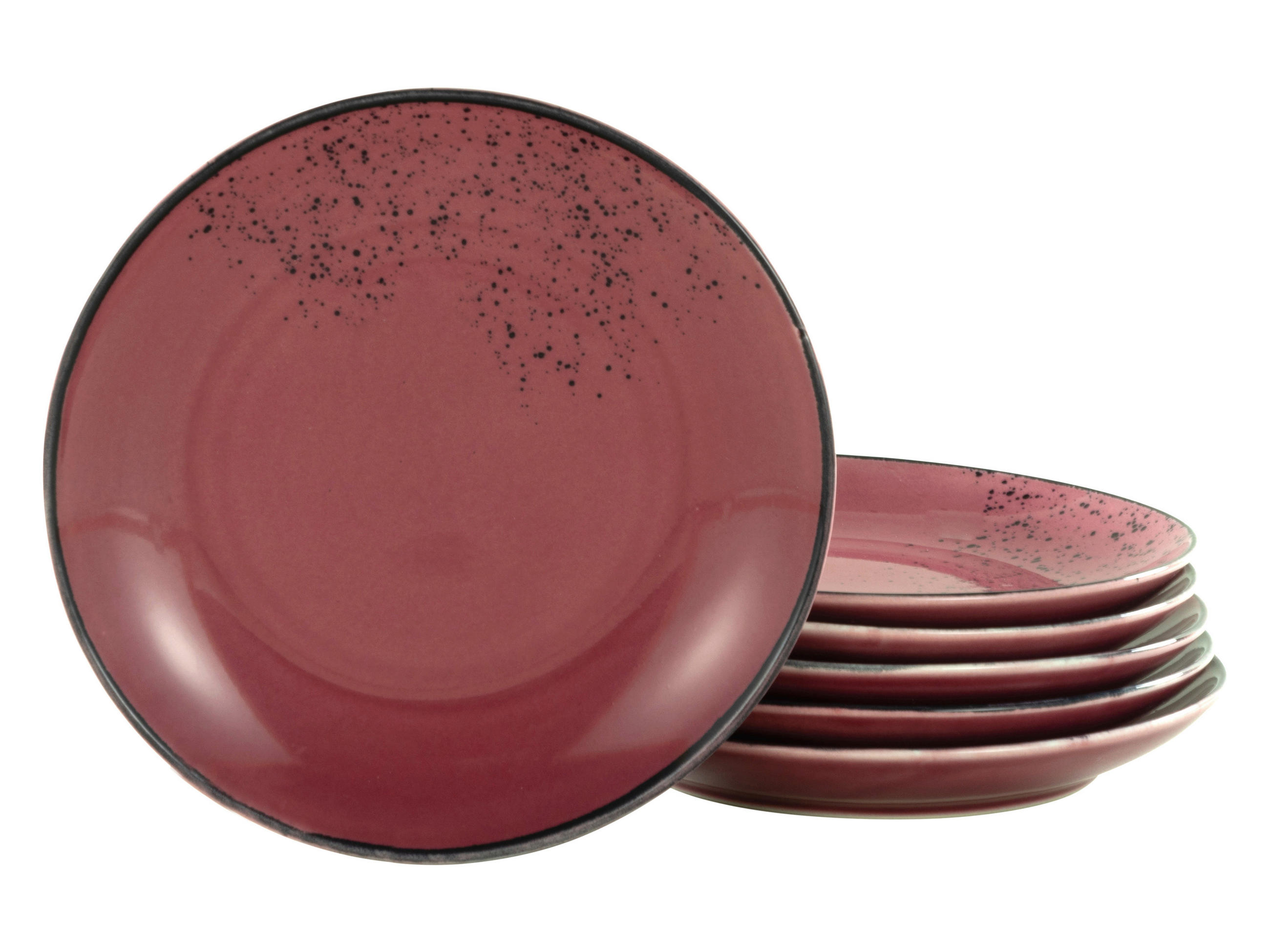 DESSERTTELLERSET Beere 6-teilig Nature Collection  - Beere, Basics, Keramik (21/3cm) - Creatable