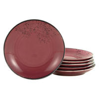 DESSERTTELLERSET Beere 6-teilig Nature Collection  - Beere, Basics, Keramik (21/3cm) - Creatable