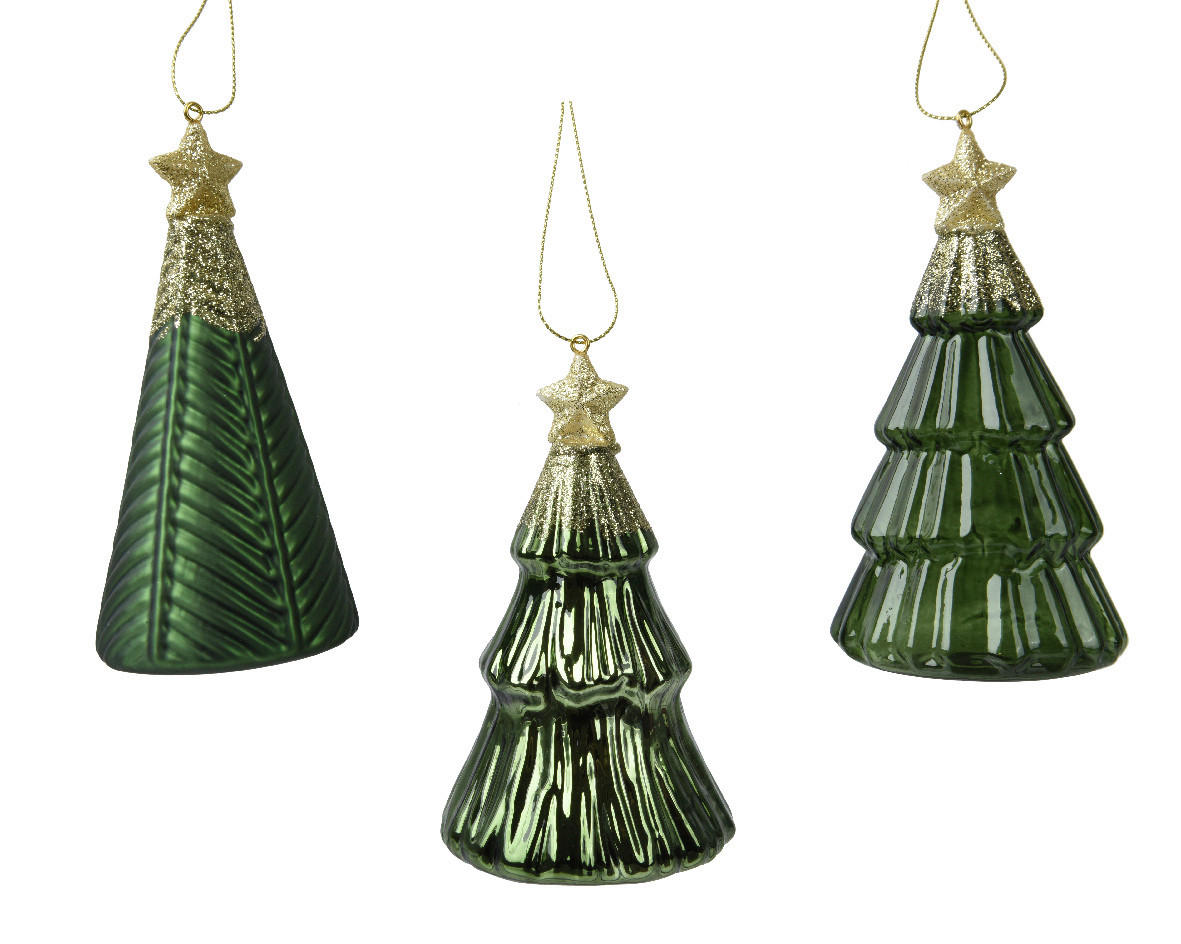 ORNAMENTE BRAD DE CRĂCIUN - culoare lemn pin, Basics (12,60/12,60/12,60cm)