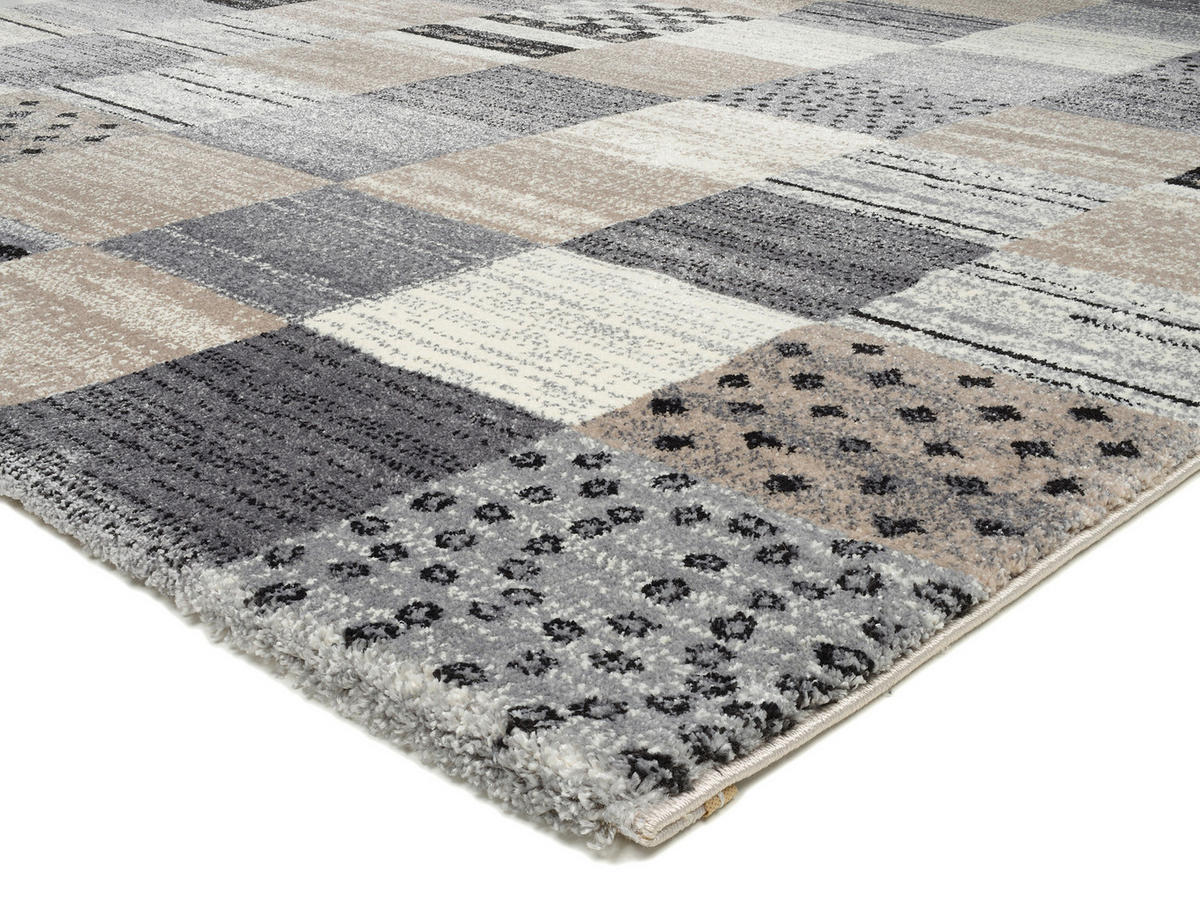 WEBTEPPICH 240/340 cm Palermo Grau, Beige  - Beige/Grau, Design, Textil (240/340cm) - Novel