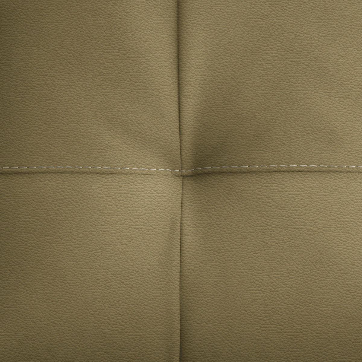 ECKSOFA in Echtleder Beige  - Beige/Schwarz, Design, Leder/Metall (313/165cm) - Emilio Belluti