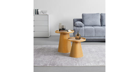 BEISTELLTISCH in Holz, Holzwerkstoff 40/40/46 cm  - Eichefarben, Basics, Holz/Holzwerkstoff (40/40/46cm) - Xora