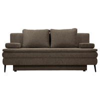SCHLAFSOFA in Textil Dunkelgrau  - Dunkelgrau/Schwarz, Design, Kunststoff/Textil (200/90/100cm) - Venda