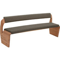SITZBANK 227/84/69,6 cm  in Braun, Eichefarben  - Eichefarben/Braun, Natur, Holz/Textil (227/84/69,6cm) - Voglauer