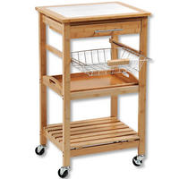 SERVIERWAGEN in  - MODERN, Holz/Keramik (49/81/38cm) - Kesper